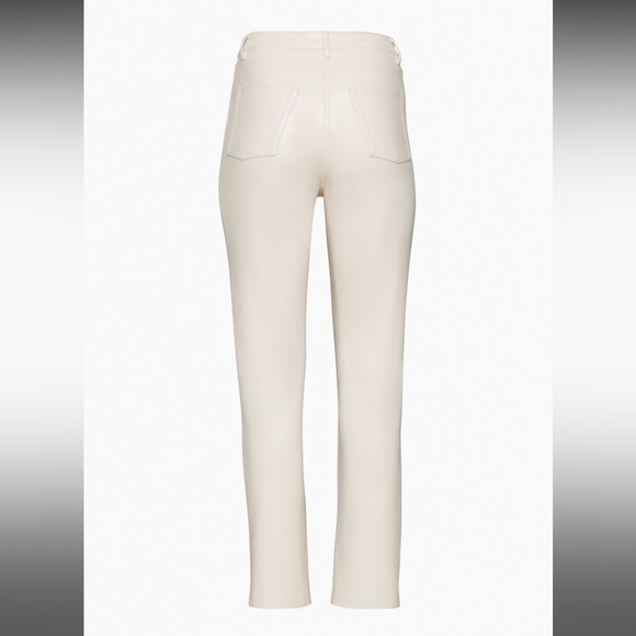Aritzia Vegan Leather Pants - Picture 3 of 8